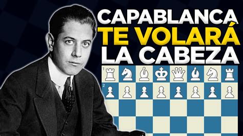 ESTA es la MEJOR PARTIDA DE AJEDREZ de JOSE RAUL CAPABLANCA Campeón