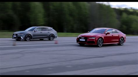 4k Stock Audi Rs7 Vs Tuned Audi Rs6 Avant Ecu Youtube