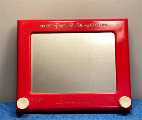 The Original Etch A Sketch From 1960 Vintage Red 505 Ohio Art Magic