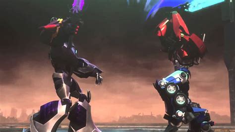 Transformers Prime Optimus Prime Vs Megatron Round 6 Youtube