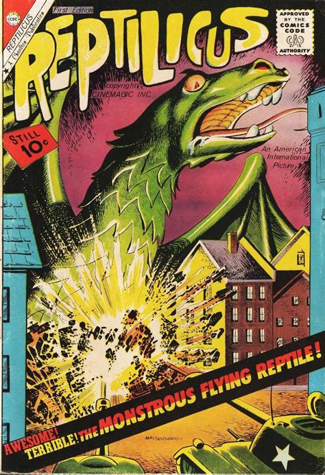 Reptilicus V1 1 Charlton Comics Comic Book Plus Charlton Comics