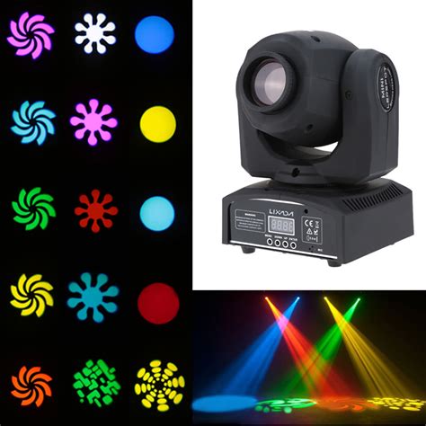 Lixada W Canaux Mini Lumi Re Principale Mobile Rgbw Led Effet