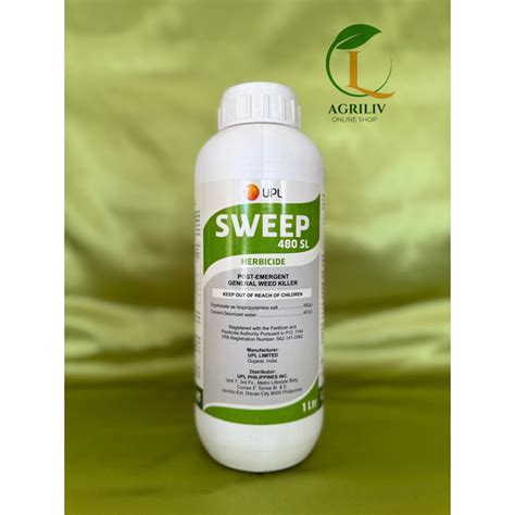 Sweep 480 Sl Glyphosate Herbicide 1 Liter Upl Shopee Philippines