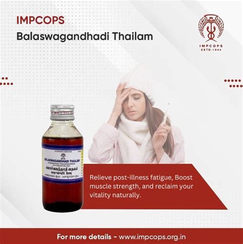 Balaswagandhadi Thailam 100 Ml IMPCOPS