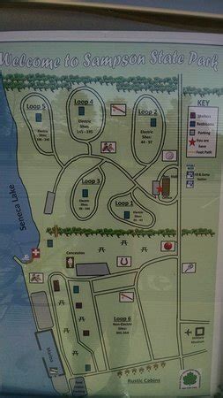 Sampson State Park Map - Alecia Lorianna