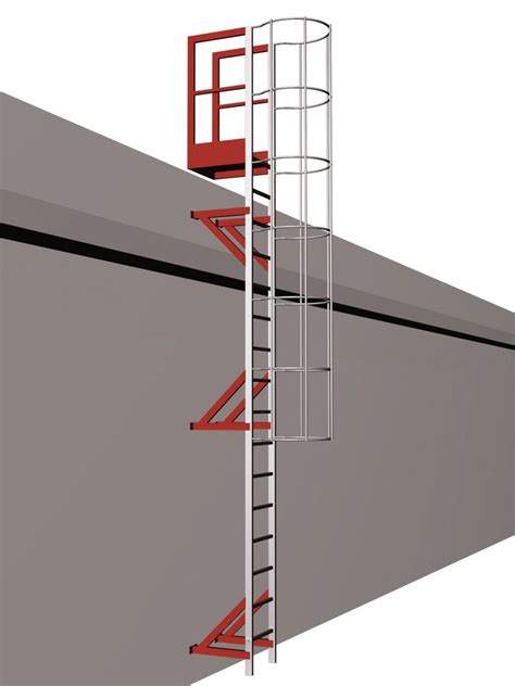 SCALA CON GABBIA CON STAFFE SPECIALI E PIATTAFORMA DI SBARCO Scale DC