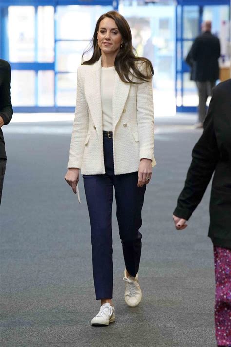 Kate Middleton Just Wore A Pair Of 150 Sneakers From Meghan Markles