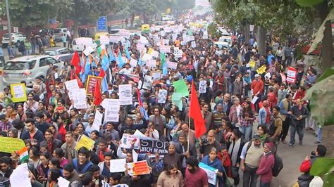 Arrest Of Student Leader Sparks Protests In India Cnn Video