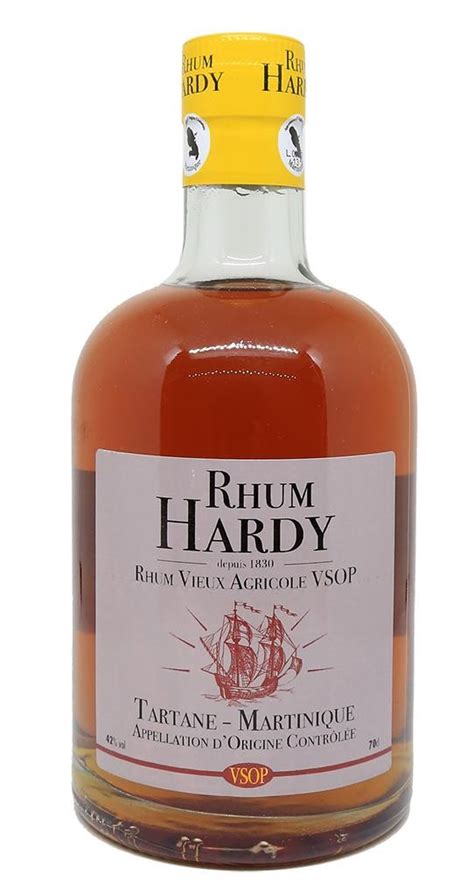 Rhum Agricole Pur Jus De Canne Rhum HARDY VSOP 42 Clos Des