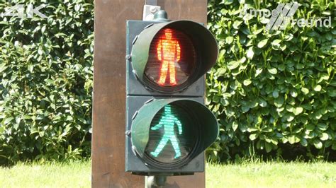 K S Siemens Halske Silumin Pedestrian Traffic Light With Anti