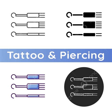 Needles Icon Symbol Modification Tattoo Vector Symbol Modification