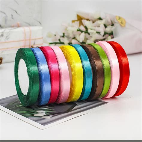 1cm Satin Ribbon 25yards Per Roll Double Edge Gift Wrapping Wedding