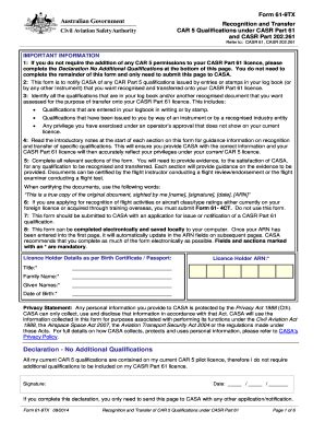 Casa Form 61 9tx Fill And Sign Printable Template Online