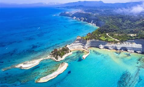 Best Beaches And Scenic Places Of Corfu Island Sidari Aerial Drone