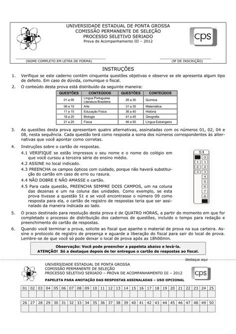 Pdf Instru Es Cps Uepg Desenvolva Um Texto De Opini O