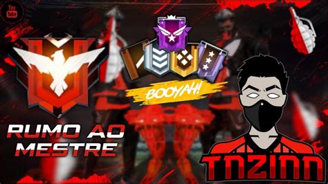 FREE FIRE AO VIVO LIVE ON RUMO MESTRE RANQUEADA TREINO 4V4TREINO