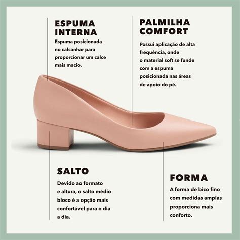 Scarpin Gabriela Conforto Salto Bloco Nude Scarpin Feminino