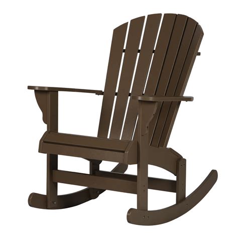 Windward Marine Grade Polymer Adirondack Rocking Chair Comfort Height