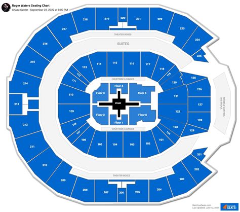 Chase Center Concert Seating Chart - RateYourSeats.com