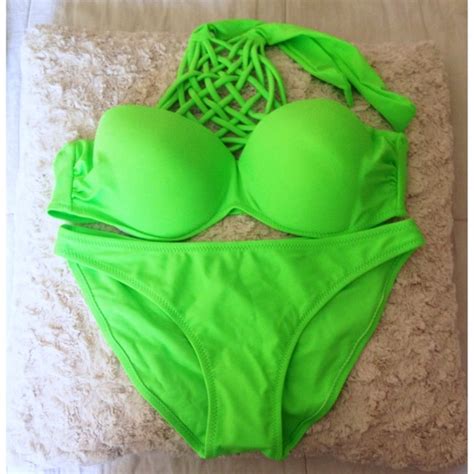 Off Modanista Boutique Other Neon Green Bikini From Gaby S Closet On Poshmark