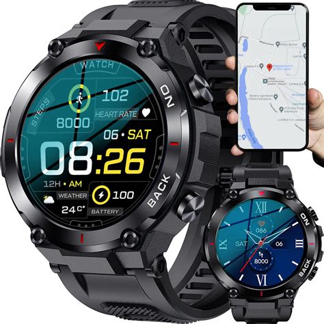 Smartwatch Z Gps Zegarek M Ski Polskie Menu Mah Allegro Pl