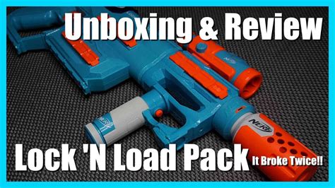 Nerf Lock N Load Pack Unboxing Review Youtube