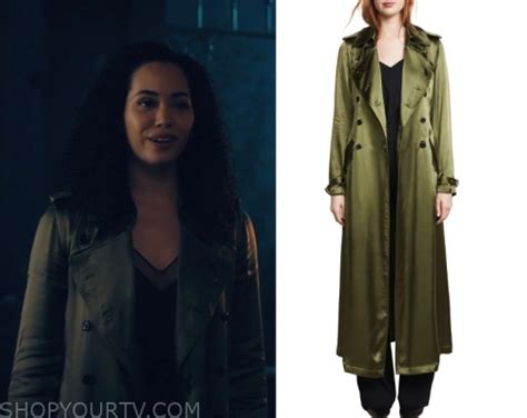 Charmed Season 1 Episode 22 Macys Satin Trench Coat Shop Your Tv