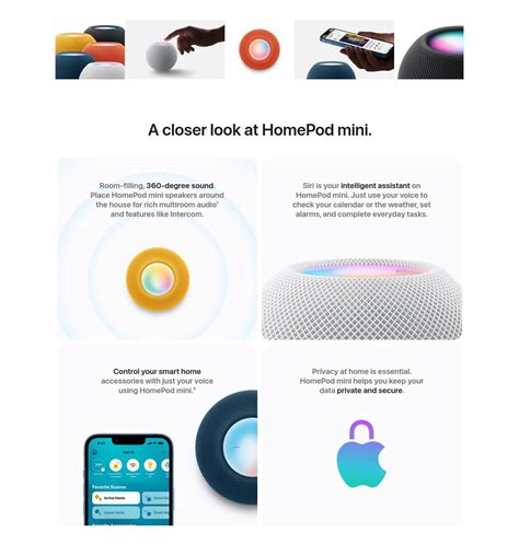 Buy Apple Homepod Mini With Siri Assistant