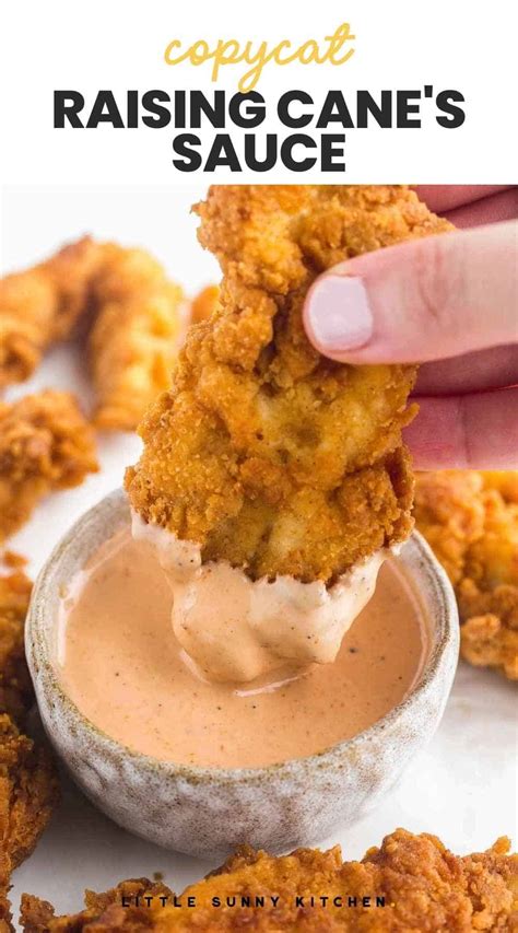 Raising Cane's Sauce Copycat Recipe - Little Sunny Kitchen