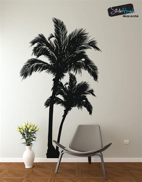 Beach Palm Trees Vinyl Wall Decal Sticker 327