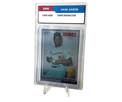 2000 Topps Hank Aaron Refractor SlideLoaders