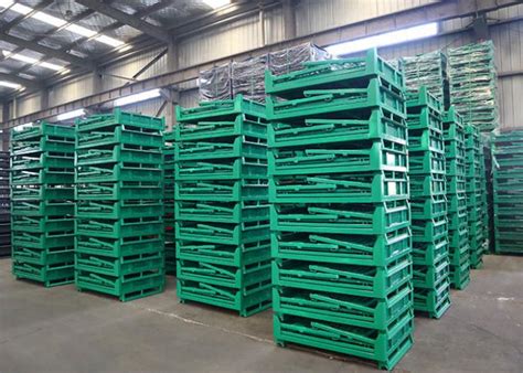 Stackable Wire Mesh Pallet Cage Stillage Containers Oem