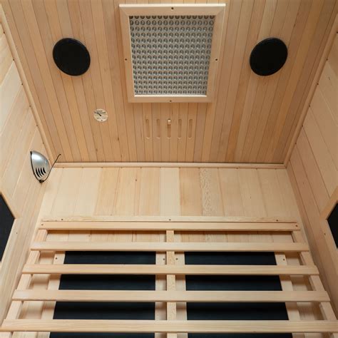 ᐅ【2-Person Indoor FAR Infrared Sauna Crafted from Japanese Cedar with
