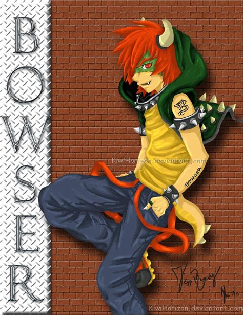 Human Bowser X Reader