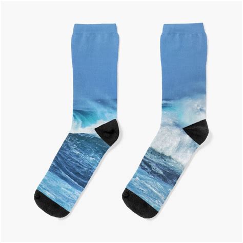 Ocean Waves Socks By James Martin Socks Beautiful Lakes Ocean Waves