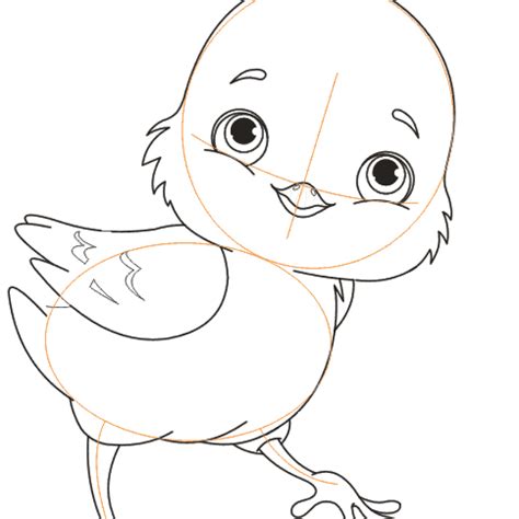 Рисунок цыпленка карандашом - 64 фото