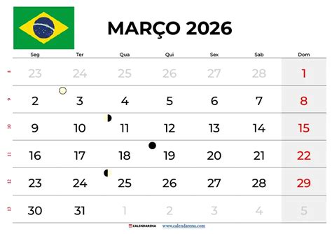 Dia 12 De Março É Feriado - Calendário Março 2026 Imprimir Brasil – Feriados e Modelos