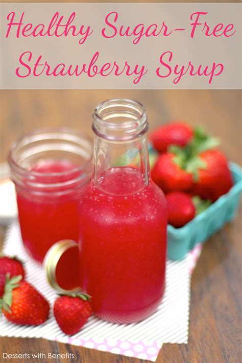 How to Make Sugar Free Strawberry Syrup | Fat Free, Low Carb, Vegan