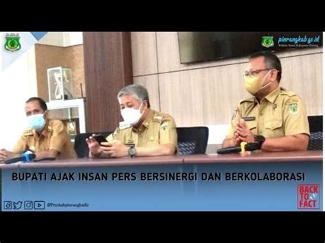 Bupati Ajak Insan Pers Bersinergi Dan Berkolaborasi YouTube