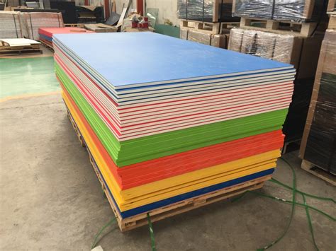 Dual Colors Playground HDPE Plate Sandwich PE Sheet Three Layers