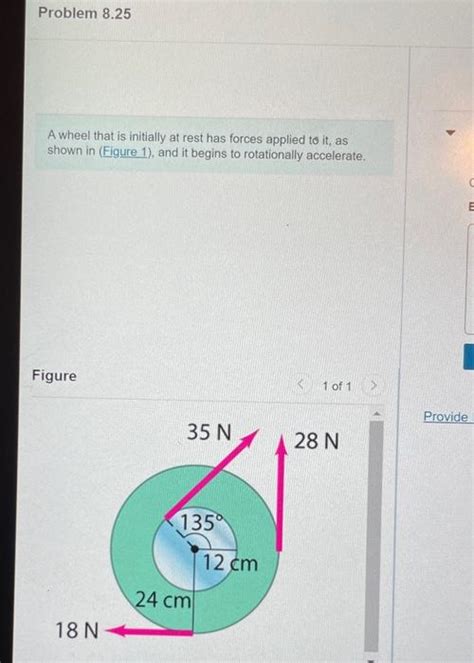 Solved A Wheel That Is Initially At Rest Has Forces Appl