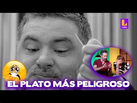 Javier Mas As Casi Se Atraganta Con Espina En Plato De Denisse Dibos Y