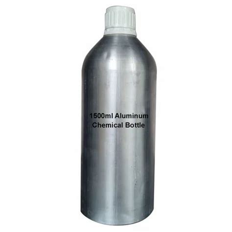 Cylindrical 1000 Ml Aluminium Bottle Agro Chemical Bottle For Storage