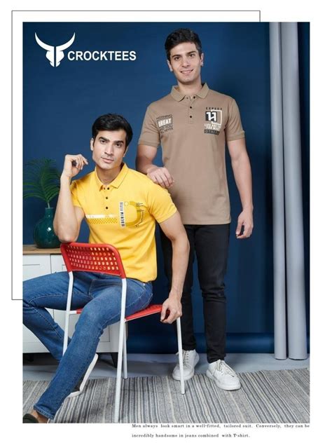 Interlock CROCKTEES Men S Printed Polo T Shirt HS At Rs 290 Piece In Nagpur