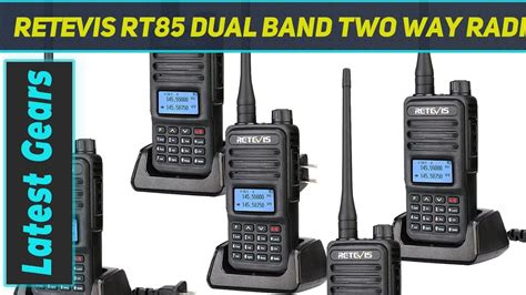 Retevis RT85 Dual Band Two Way Radios Review 2023 YouTube