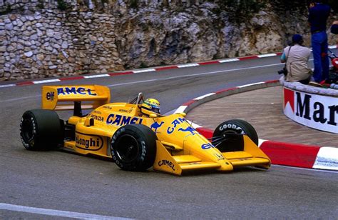 Ayrton Senna Lotus Honda T Monaco Gp Monte Carlo Ayrton