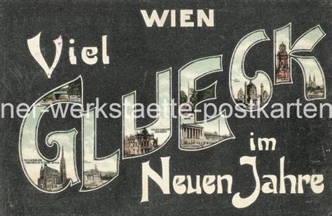 Wien 1908 Wiener Werkstätte Postkarten