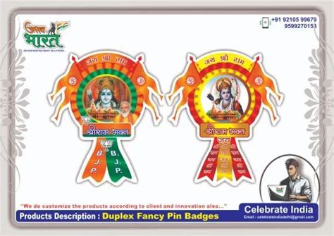 Custom Pin Badges For Promotional Advertising Badge At Rs 6 In New Delhi