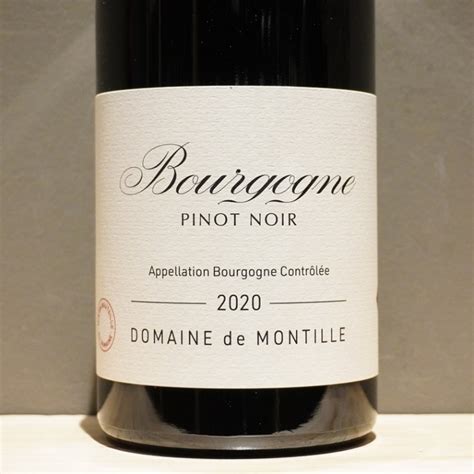 ドゥモンティーユ ブルゴーニュ ピノノワール 2020 de Montille Bourgogne Pinot Noir 2020