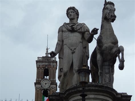 Capitoline Hill, the statues were unbelievable.